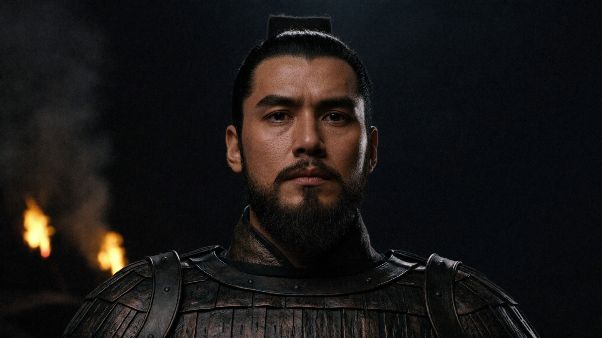 项羽 时不利兮骓不逝 — Xiang Yu, iron defiance, Song of Gaixia AI film still, Aurora Artscape