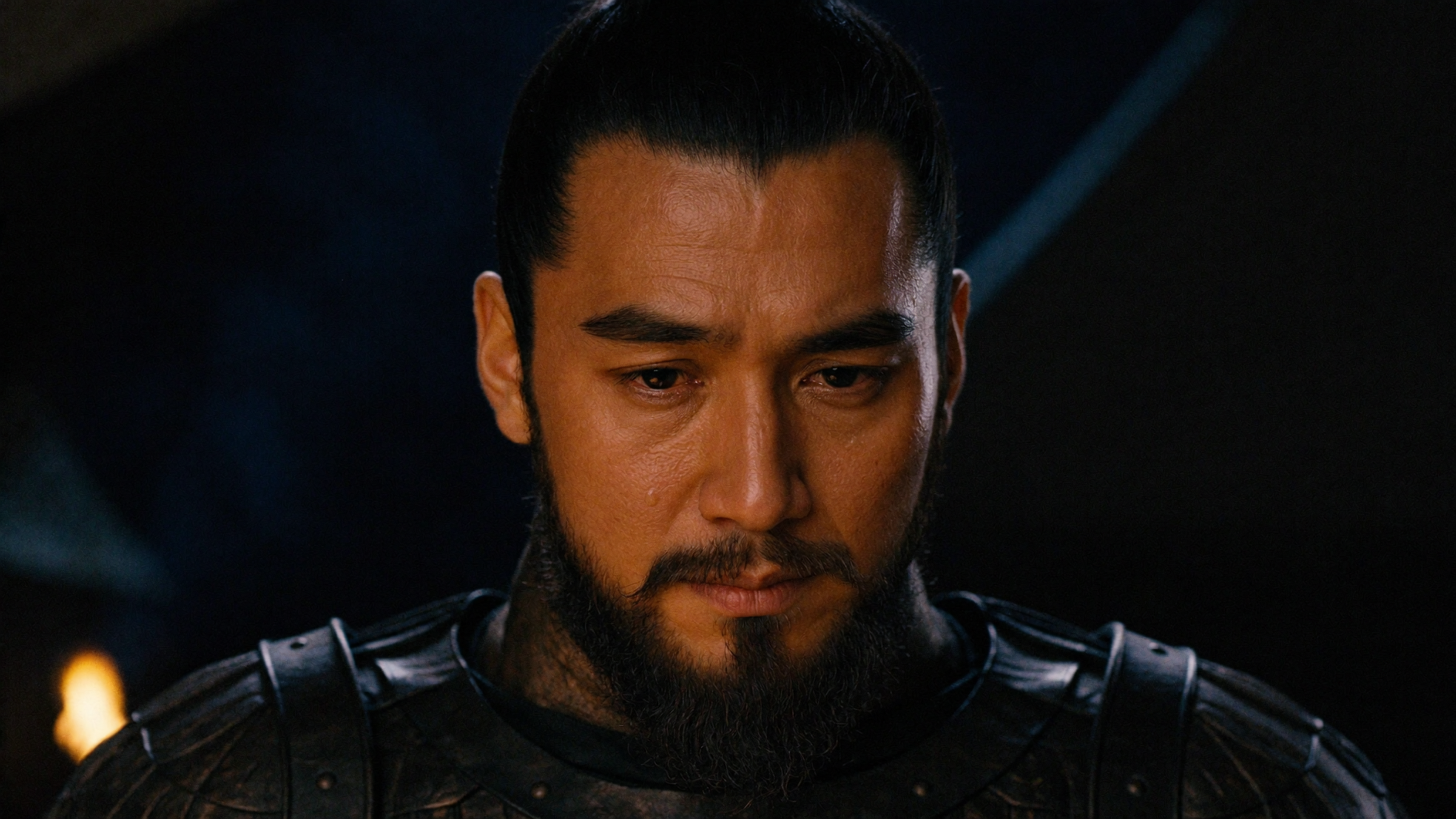 项羽 虞兮虞兮奈若何 英雄末路 — Xiang Yu's tear, the hero at the end of his road, AI cinematic still, Aurora Artscape